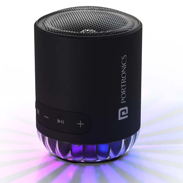 Portronics Soundpot Pro 20W Portable Bluetooth Speaker with in Built Mic (Black)