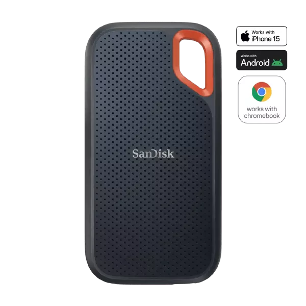 Buy SanDisk E61 1TB Extreme Portable SSD 1050MB/s - ( Black ) at