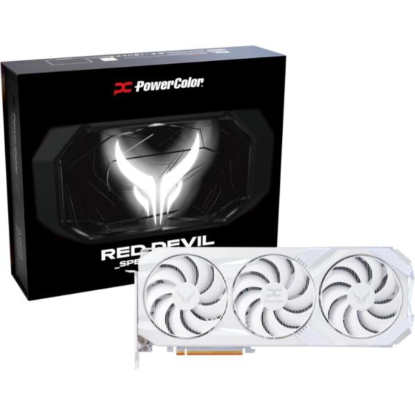 Powercolor AMD Radeon RX 9070 XT Red Devil Graphics Card - White