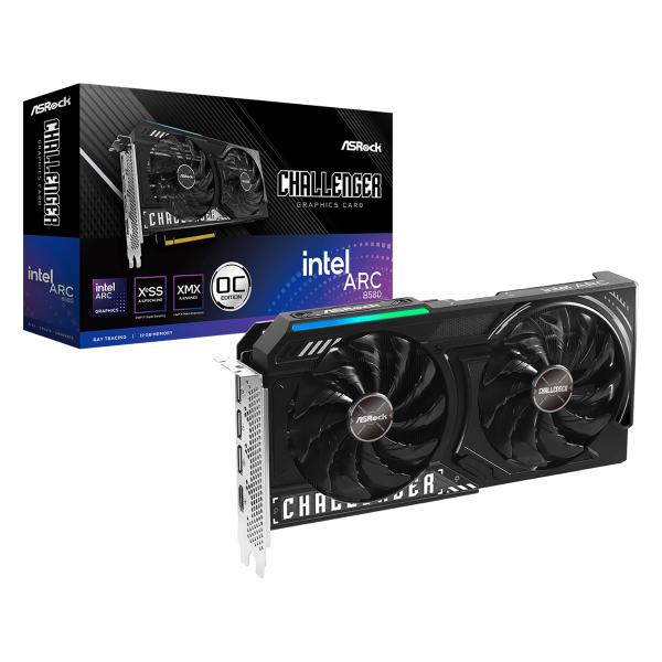 ASRock Intel Arc B580 Challenger 12GB OC Graphics Card