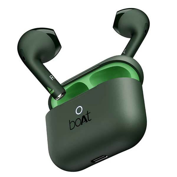 Boat Airdopes Alpha 35Hrs Battery Bluetooth TWS Earbuds (Pine Green)