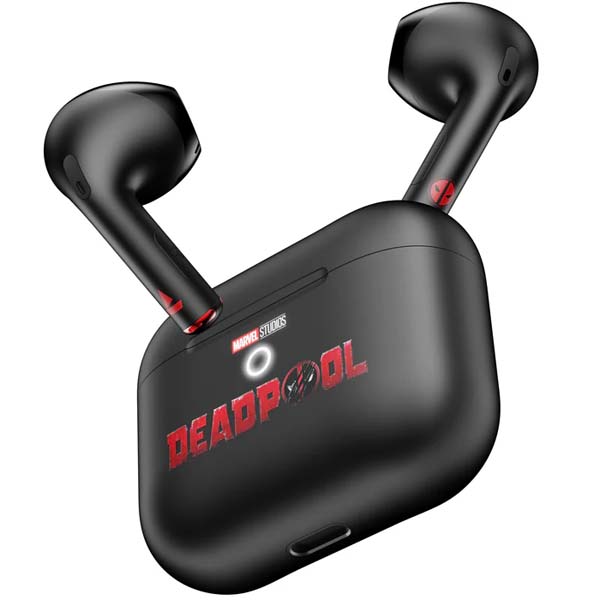 Boat Airdopes Alpha Deadpool Edition 35Hrs Battery Bluetooth TWS Earbuds (Assassin Black)