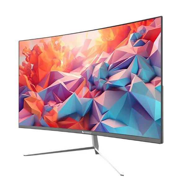 Coconut 27HDXC 27" Frameless Ultra Slim Curved Monitor, 100 Hz Refresh Rate, 1080p