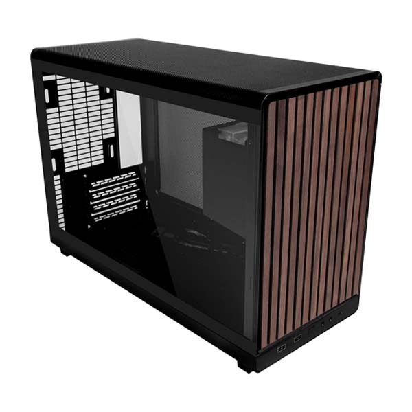 Lian Li A3 mATX Mini-Tower Case with Front Wood Panel (Black)