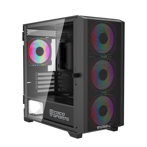 Coconut Rampage Elite mATX RGB Gaming Cabinet