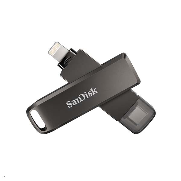 SanDisk iXpand 256GB Flash Drive Luxe - ( Type C + Lightning )