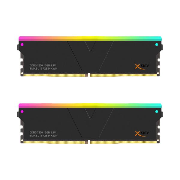 V-COLOR DDR5 | [Manta] XSky RGB | INTEL XMP | Gaming Memory 7200MHz 32GB (2X16GB)