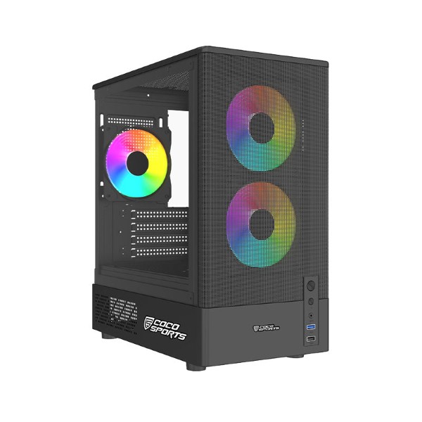 Coconut Atom V100 RGB Gaming Cabinet – Mesh