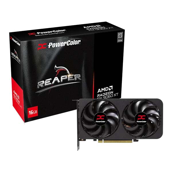 PowerColor Reaper AMD Radeon RX 9060 XT 16GB GDDR6 Graphics Card