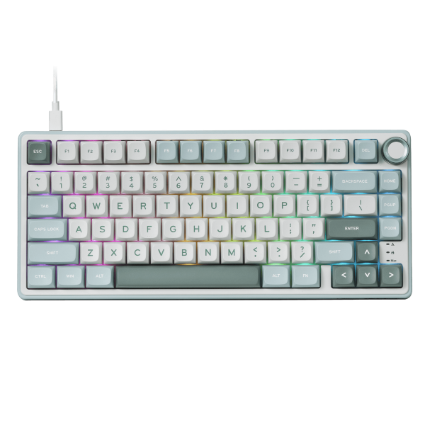 RK ROYAL KLUDGE R75 Skycyan Mechanical Keyboard Brown Switch