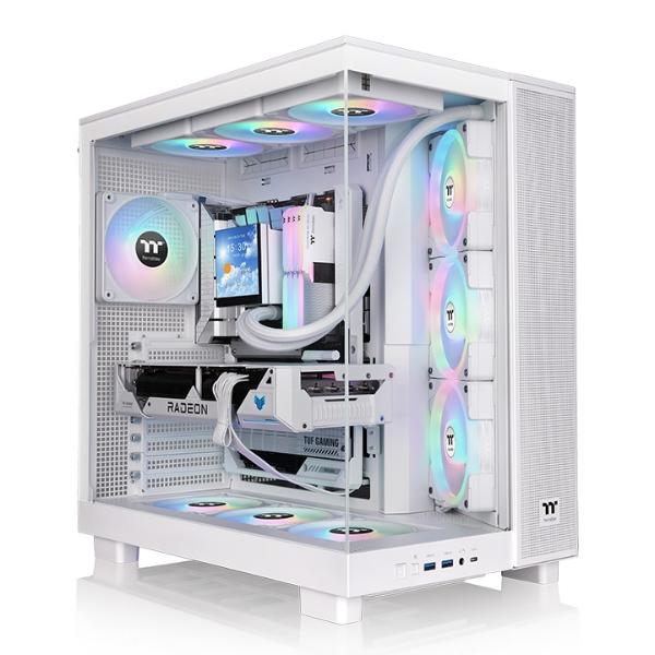 Thermaltake View 380 XL TG ARGB Mid Tower Chassis (Snow)