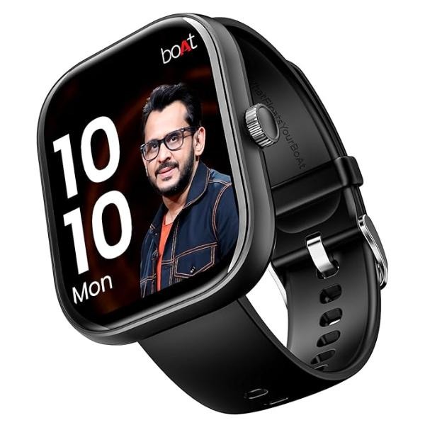 boAt Wave Sigma w/ 2.01″ (5.1 cm) HD Display Smart Watch (Active Black)
