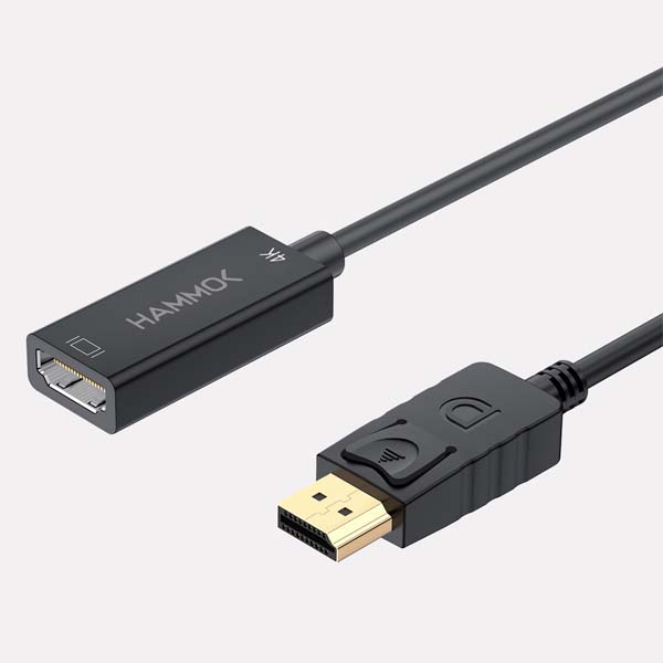 Hammok Bella Display Port to HDMI-4K Converter Cable