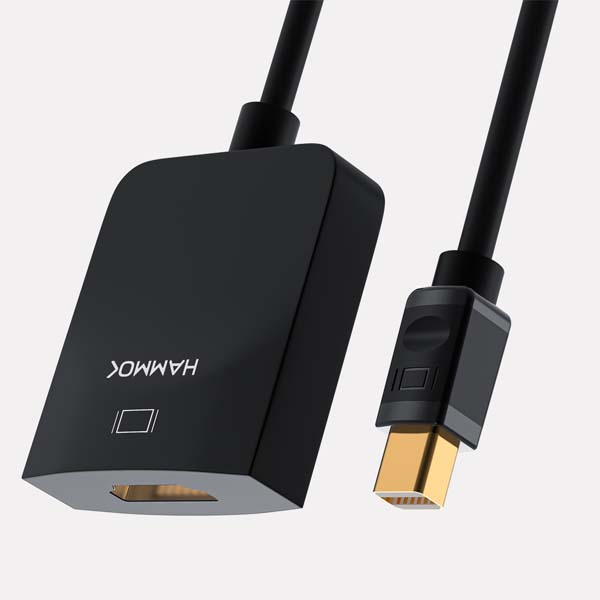 Hammok Sophia Mini DP to HDMI Adapter-4k Converter Cable