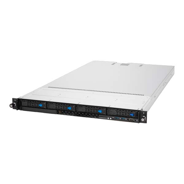 ASUS RS500A-E11-RS4U-WOCPU010Z Barebone - 1U - 1x Socket SP3/LGA-4094 - AMD EPYC 7002/7003 - 16x DDR4 - 2x PCIe 4.0 x16 - 4x 3.5" SATA/SAS - 2x 1GbE