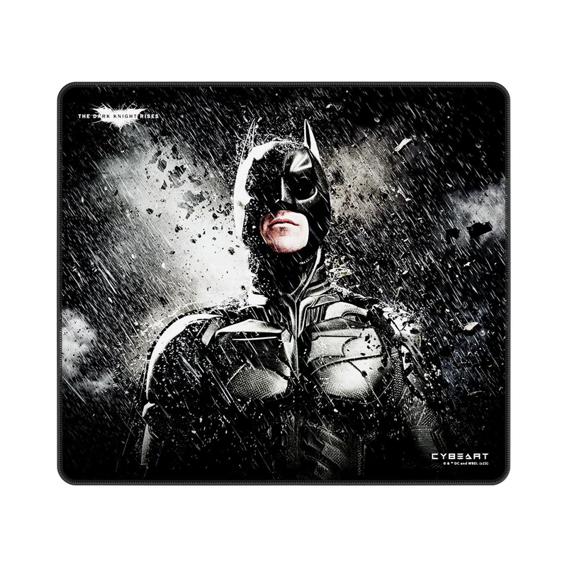 Cybeart | Batman - The Dark Knight Rises Gaming Mouse Pad (Large - 450x400x4mm) | Waterproof, Never Slip Base, Stitched Edges, Esports Grade