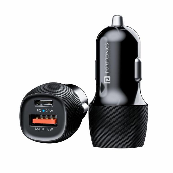 Portronics Car Power 17 Car Charger