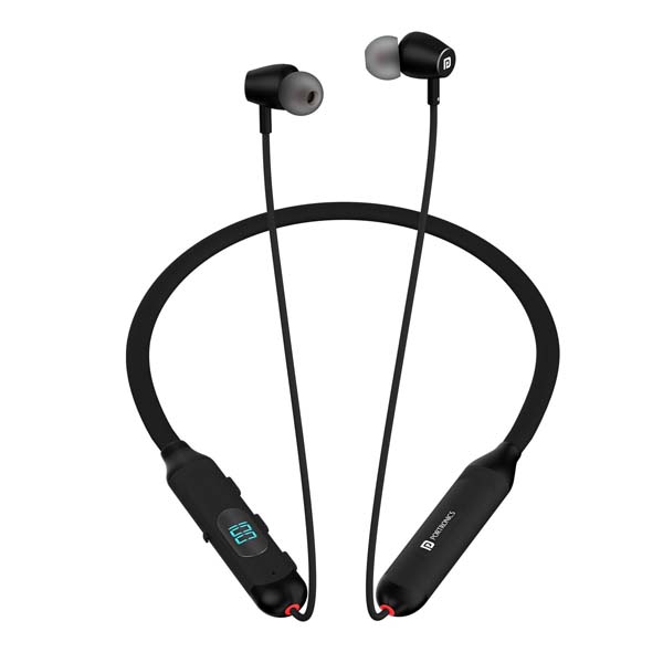 Portronics Harmonics Z8 Bluetooth Wireless in Ear Earphones (Black)
