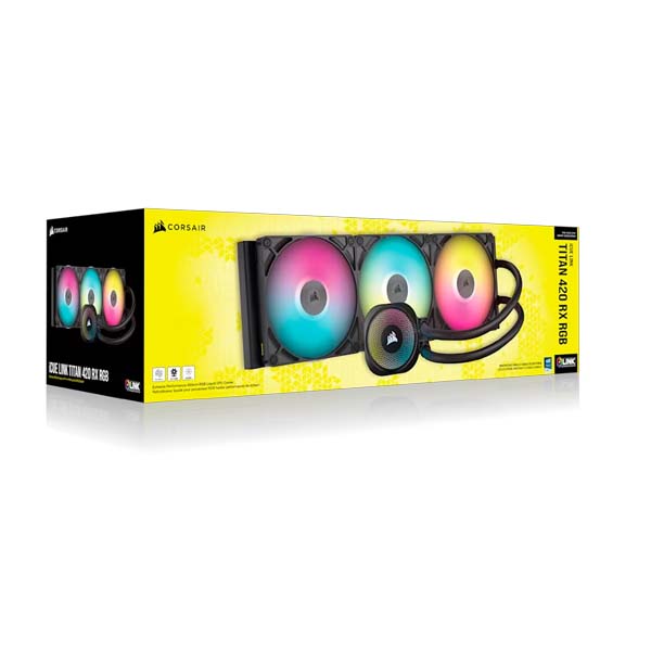 Buy CORSAIR iCUE LINK Titan 420 RX RGB CPU Liquid Cooler at Best