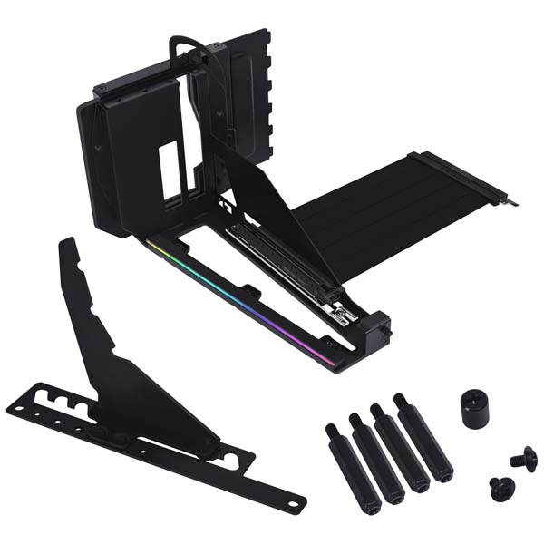 Lian Li ATX PC Case Multi-Directional 4 Slots Vertical GPU Kit V3 (VG4v3 Black)