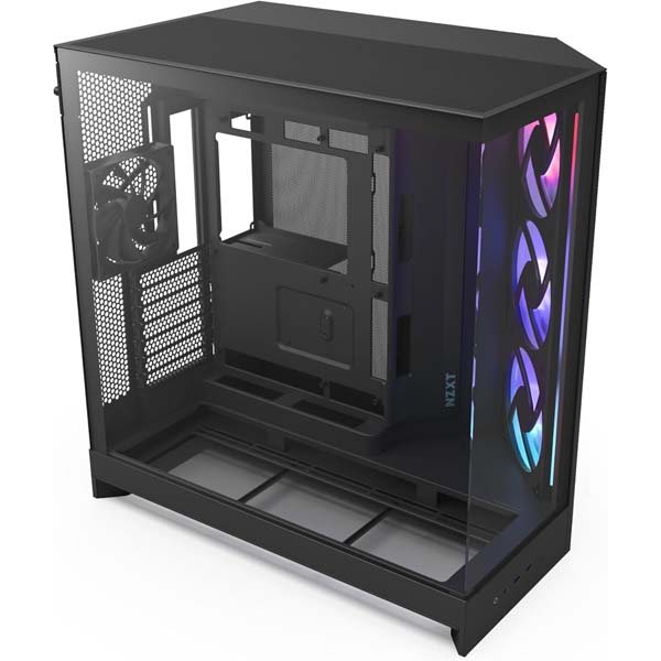 NZXT H9 Flow RGB (2025) ATX Mid Tower Cabinet (Black)