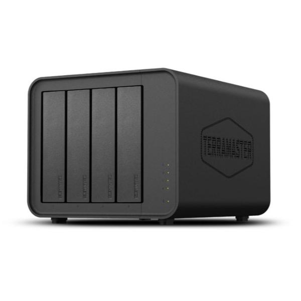 TERRAMASTER D4-320 External Hard Drive Enclosure - 4bay USB 3.2 Gen2 10Gbps Type-C USB Storage Hot Swappable Plug and Play (Diskless) Black