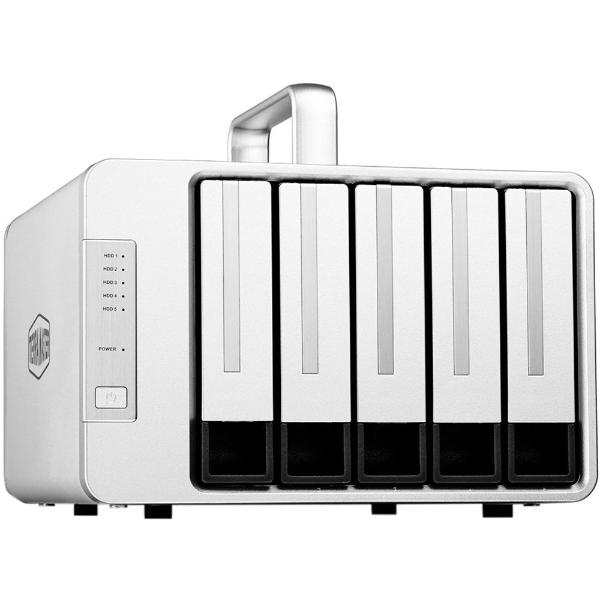 TerraMaster D5 Thunderbolt 3 Professional-Grade 5-Bay External Hard Drive Enclosure RAID 0/RAID1/RAID5/RAID10/JBOD Hard Disk RAID Storage (Diskless)