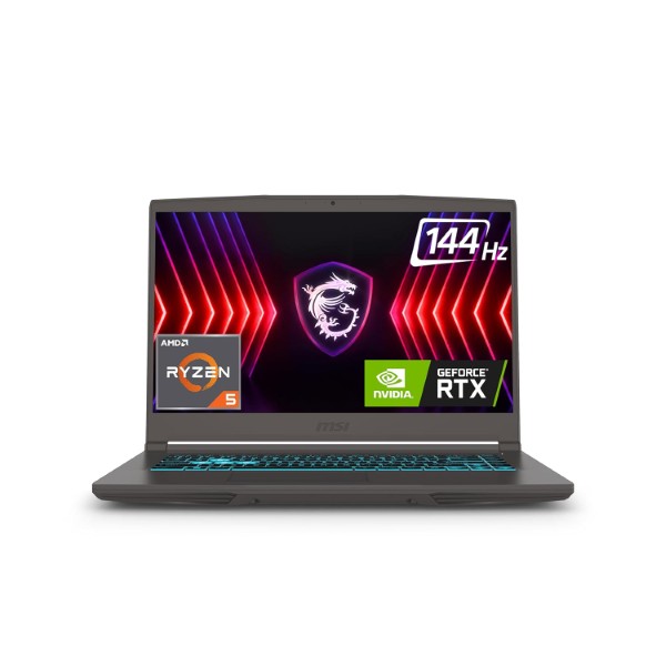 MSI THIN A15 AMD RYZEN 5 HEXA CORE 7535HS - (16 GB/512 GB SSD/WINDOWS 11 HOME/4 GB GRAPHICS/NVIDIA GEFORCE RTX 3050/144 HZ) THIN A15 B7UC-102IN GAMING LAPTOP