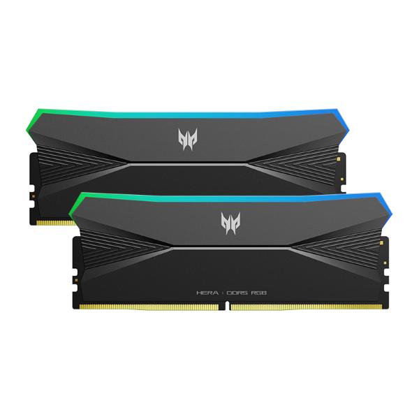 Acer Predator Hera RGB 32GB (16GBx2) DDR5 6000MHz CL26 Desktop Ram (Silver)