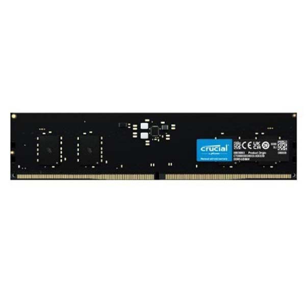 Crucial 8GB (8GBx1) DDR5 5600MT/s UDIMM Desktop Memory (CT8G56C46U5)
