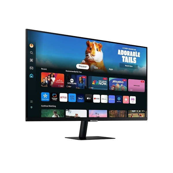 Samsung LS27DM500EWXXL 27" (68.6cm) M5 VA FHD 1920 x 1080 Smart Monitor with Smart TV Experience