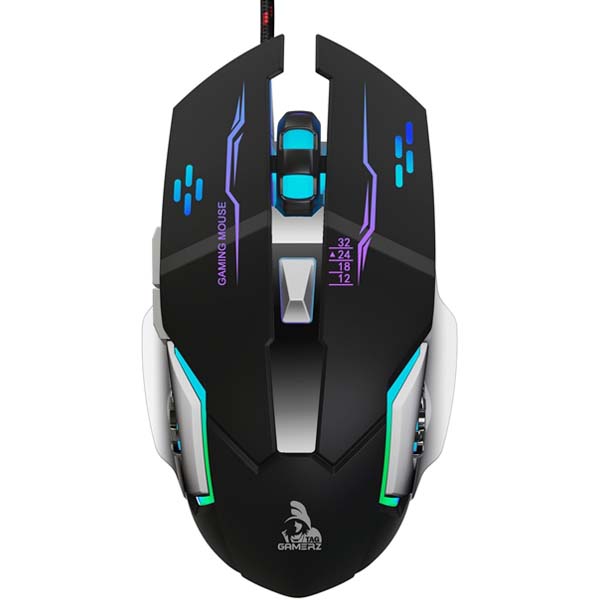 TAG GAMERZ Glide USB Wired Gaming Mouse (Black)