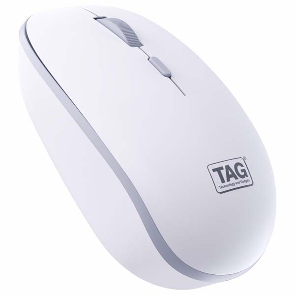 TAG WM500 Wireless Mouse (White/Grey)
