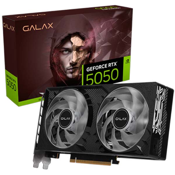 GALAX GeForce RTX 5050 1-Click OC 8GB GDDR6 Graphics Card