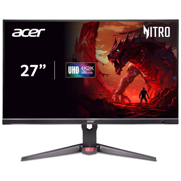 Acer Nitro XV272K V5 27 Inch UHD (3840x2160) IPS Agile Splendor Gaming Monitor (Black)