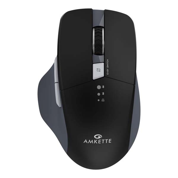Amkette Hush Pro Epic M Rechargeable Wireless Mouse - (Black)