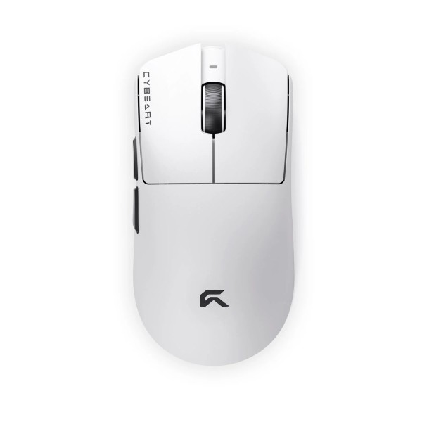 Cybeart Artemis - 1K 52g Ultra-light Hot-Swap Battery Tri-Mode Wireless Gaming Mouse - White