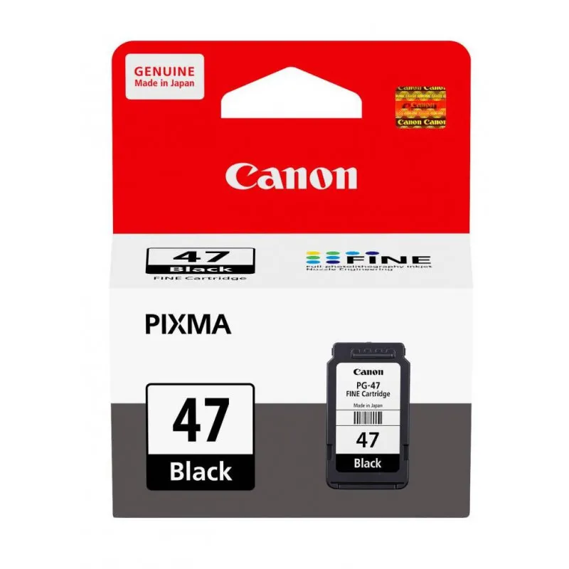 Canon PIXMA PG47 Ink Cartridge, Black
