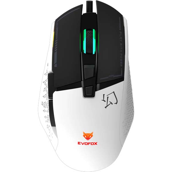 EvoFox Phantom 2 Programmable Wired Gaming Mouse - (White)