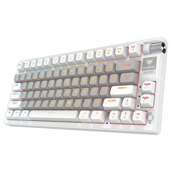 EvoFox Ronin Wired Mechanical Gaming Keyboard (White)