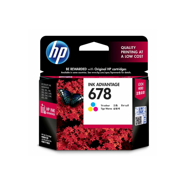 HP 678 Tri-color Original Ink Advantage Cartridge