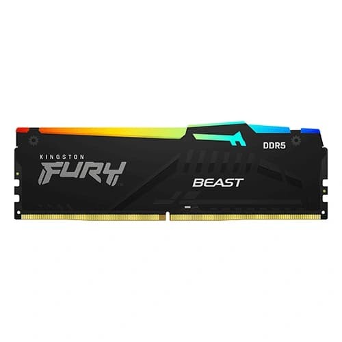 Kingston Fury Beast RGB 32GB 6000MHz CL36 DDR5 RAM - (BLACK)