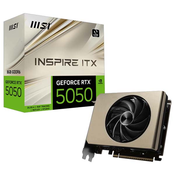 MSI GeForce RTX 5050 8G INSPIRE ITX Graphics Card