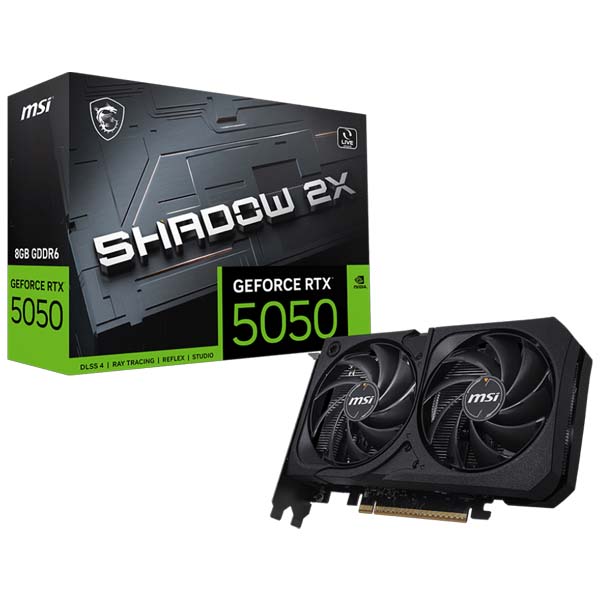 MSI GeForce RTX 5050 8G SHADOW 2X Graphics Card