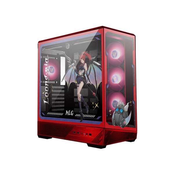 Computech Scarlet Vortex MLG Edition – Ryzen 7 9700X RTX 5070 Ti Gaming PC (32GB DDR5, 1TB NVMe, 850W)