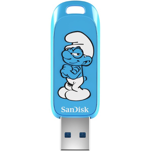 SanDisk Smurfs USB Flash Drive - 256GB