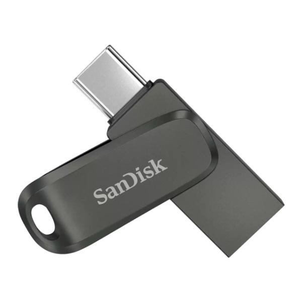 SanDisk Ultra Dual Drive Luxe USB Type-C Flash Drive - 256GB (Dark Grey)