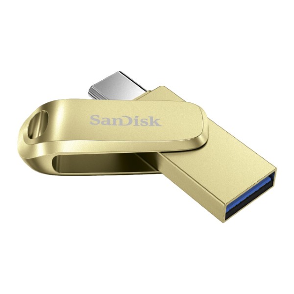 SanDisk Ultra Dual Drive Luxe USB Type-C Flash Drive - 64GB (Gold)