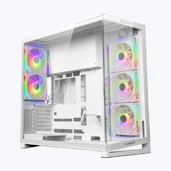 Zebronics Zeb Shadow Core Premium Gaming Case White