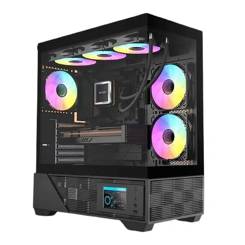 Ant Esports Crystal X6 Digital ARGB E-ATX Mid Tower Case